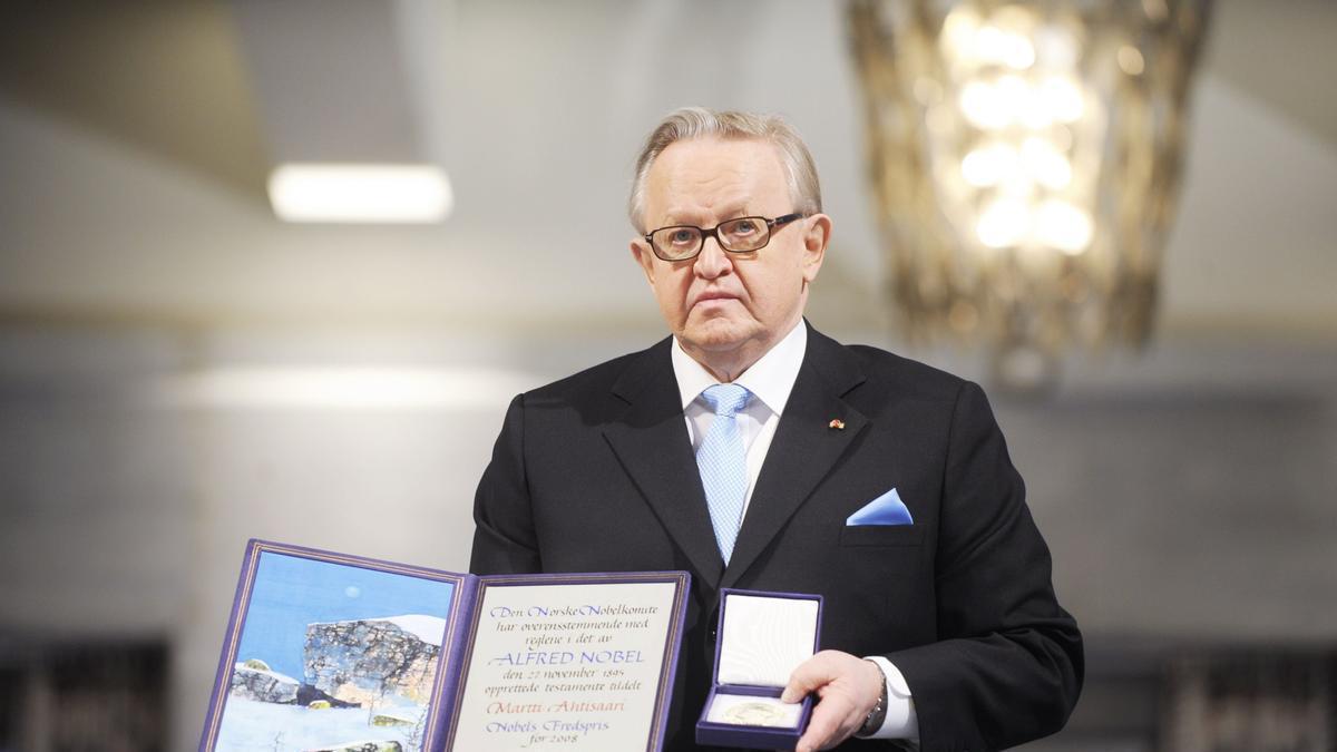 Martti Ahtisaari ejerció de mediador en numerosos conflictos internacionales.