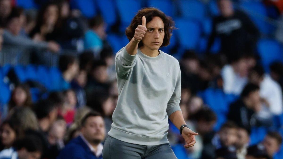 Natalia Arroyo en la semifinal de la Copa de la Reina. / EFE