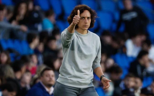 Natalia Arroyo, en la semifinal de la Copa de la Reina. / EFE