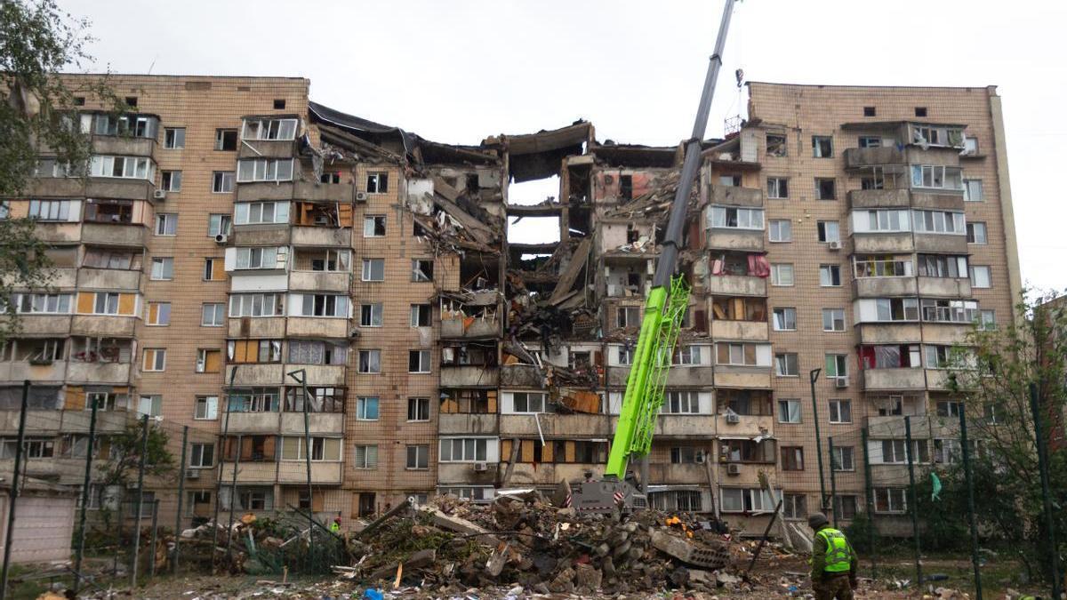 Imagen de archivo de un ataque ruso contra Kiev