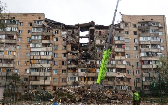 Imagen de archivo de un ataque ruso contra Kiev