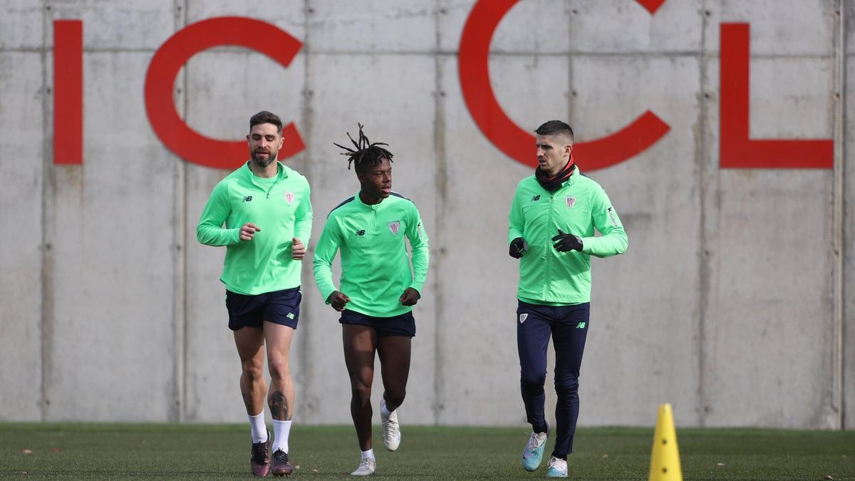 Entrenamiento de esta semana del Athletic en Lezama