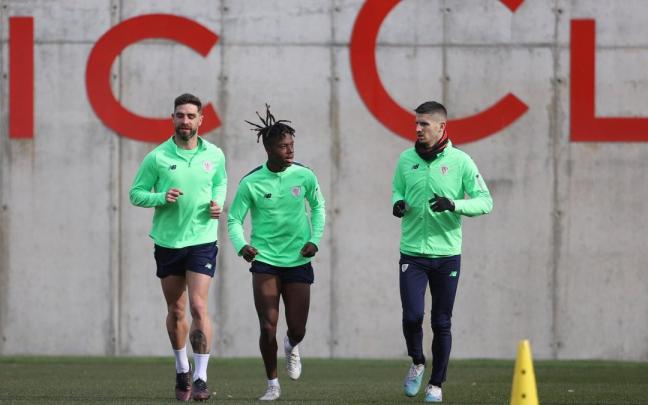 Entrenamiento de esta semana del Athletic en Lezama