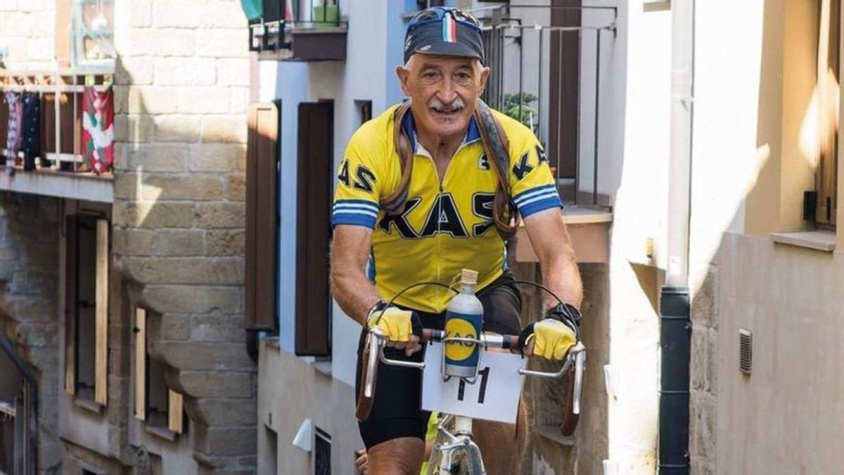 Vecino oriotarra durante una Kronoigoera.
