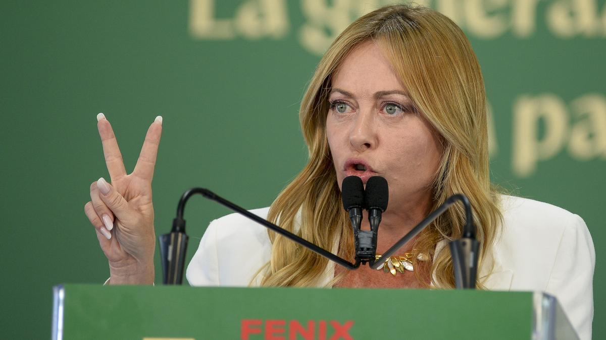 Meloni, en una imagen de archivo.