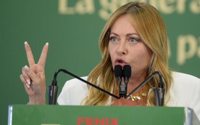 Meloni, en una imagen de archivo.