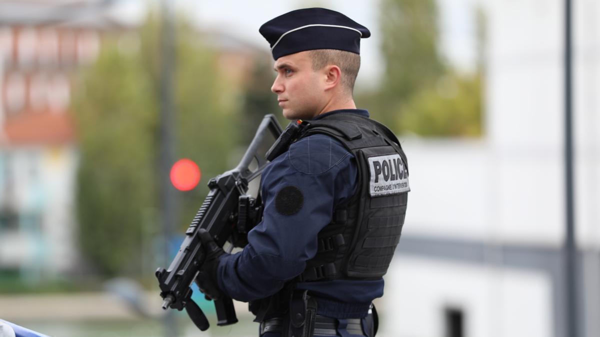 Imagen de archivo de un policía de Francia.