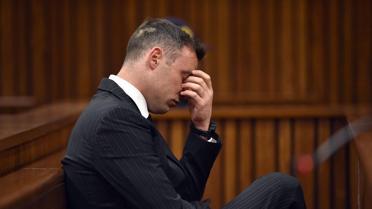 Imagen de archivo de Oscar Pistorius durante su juicio.