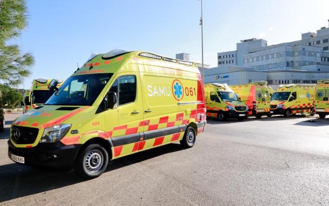 Ambulancias del SAMU 061 en Mallorca. Ambulancias del SAMU 061 en Mallorca.