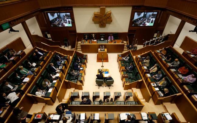 Pleno en el Parlamento Vasco
