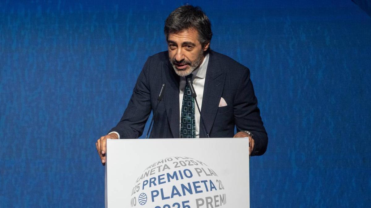 Juan del Val ganador del 'Premio Planeta 2025'