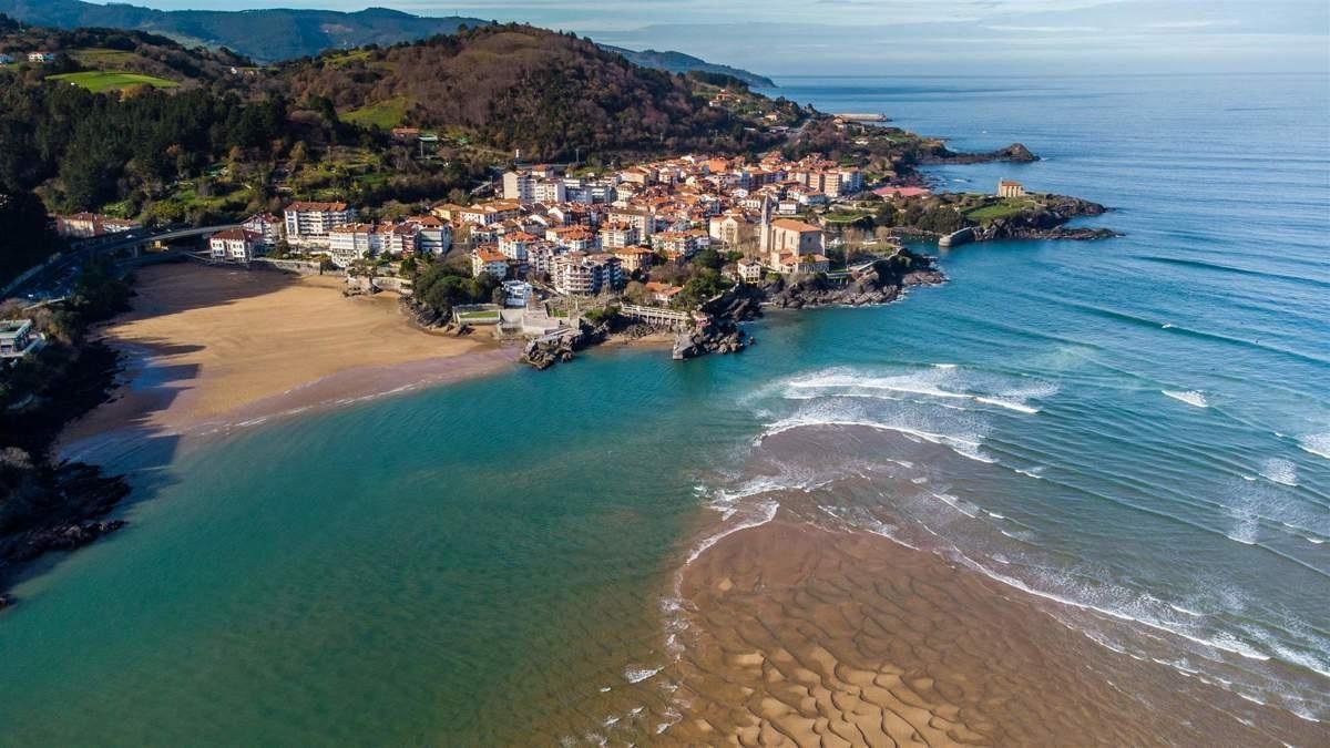 Foto aérea de Mundaka