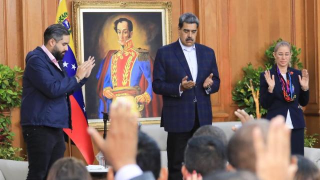 Maduro ha encabezado este martes un encuentro de oración por la paz.