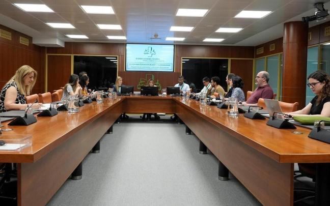 Comisión de Acción Exterior del Parlamento Vasco, donde se ha aprobado la condena de la invasión a Ucrania / PARLAMENTO VASCO Comisión de Acción Exterior del Parlamento Vasco, donde se ha aprobado la condena de la invasión a Ucrania