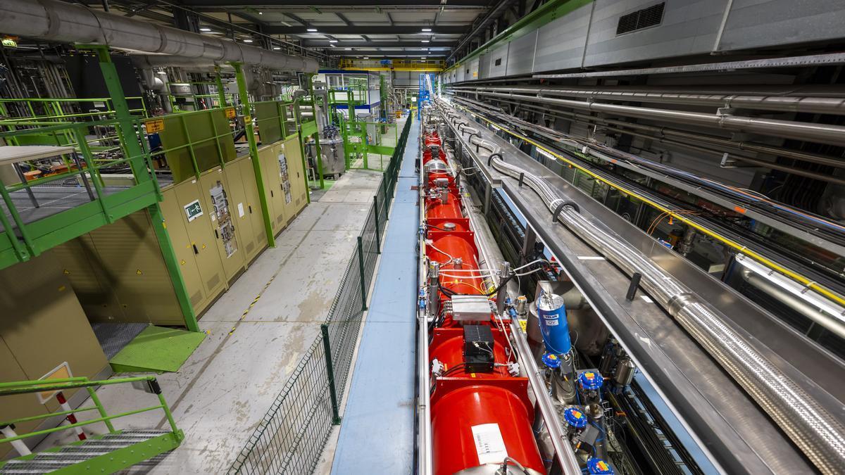 Vista del ‘Inner Triplet String’ en el CERN