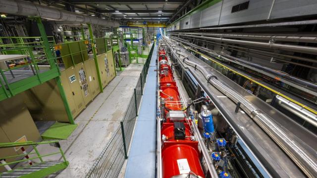 Vista del ‘Inner Triplet String’ en el CERN