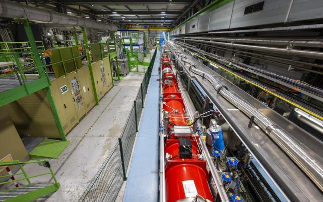 Vista del ‘Inner Triplet String’ en el CERN