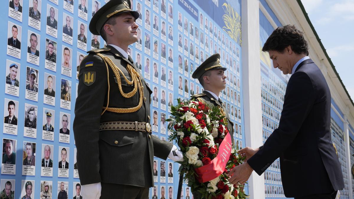 Visita de Trudeau a Kiev.