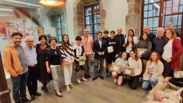 La entrega de reconocimientos tuvo lugar en la biblioteca de Durango / Alain Salterain La entrega de reconocimientos tuvo lugar en la biblioteca de Durango