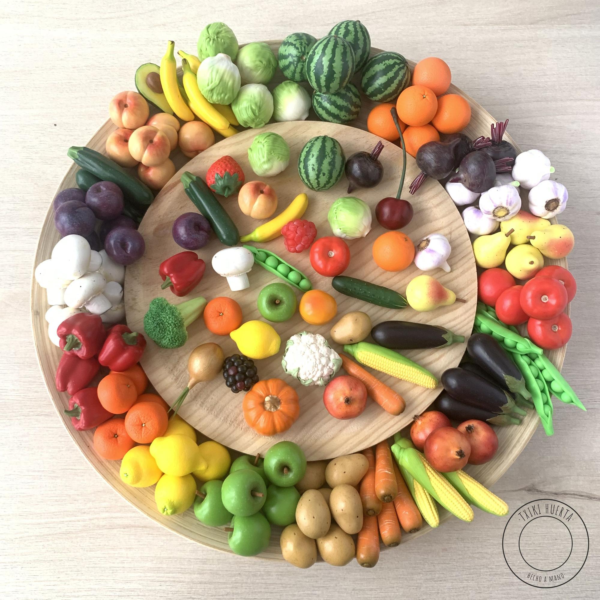 Frutas y verduras de la Txikihuerta.