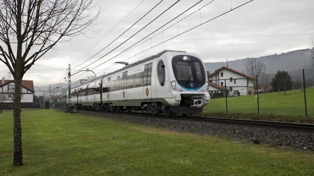 Foto de archivo de un tren de Euskotren.