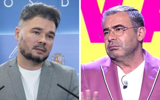 Gabriel Rufián y Jorge Javier Vázquez.
