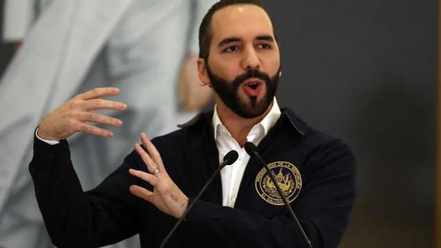 El presidente de El Salvador, Nayib Bukele