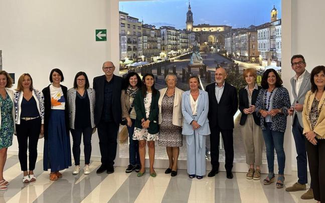 Un momento del encuentro en Europa Jauregia, de Vitoria-Gasteiz