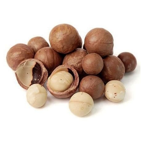 Nuez macadamia, con propiedades antioxidantes.