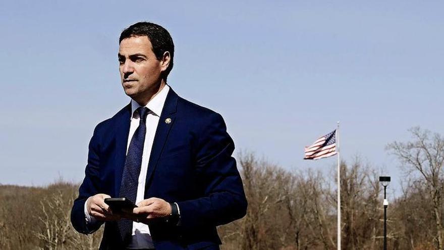 El lehendakari, Imanol Pradales, en su anterior viaje a Estados Unidos