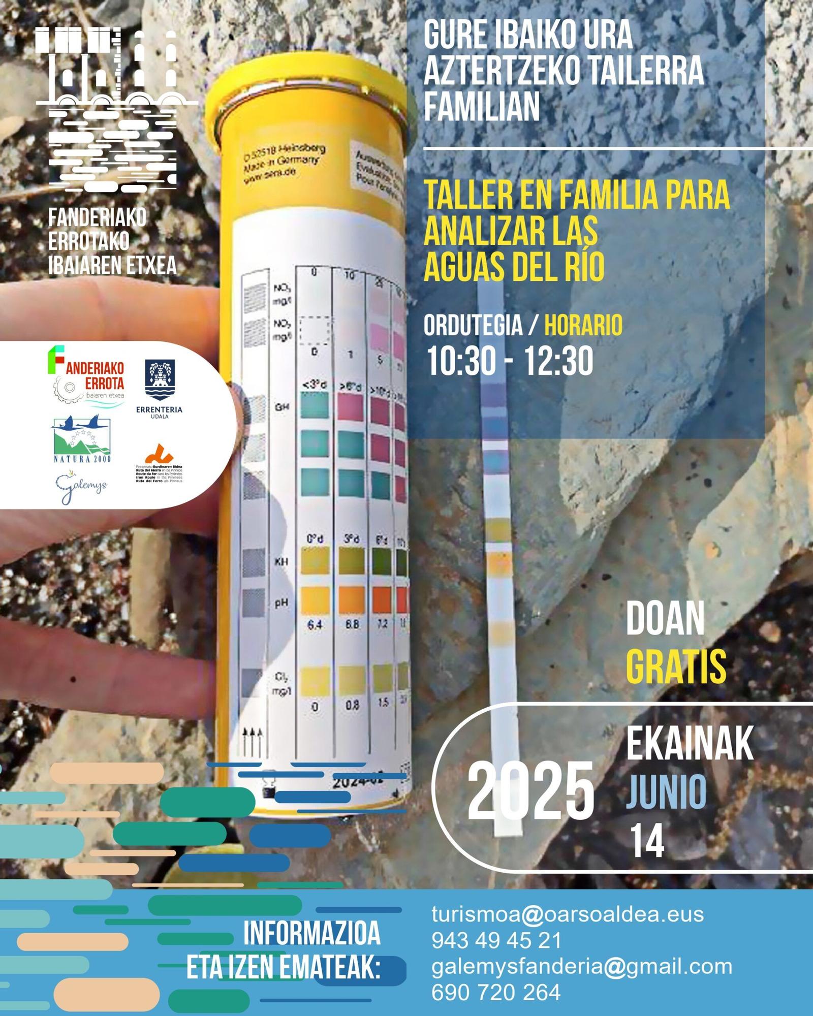 Cartel que anuncia la actividad especial
