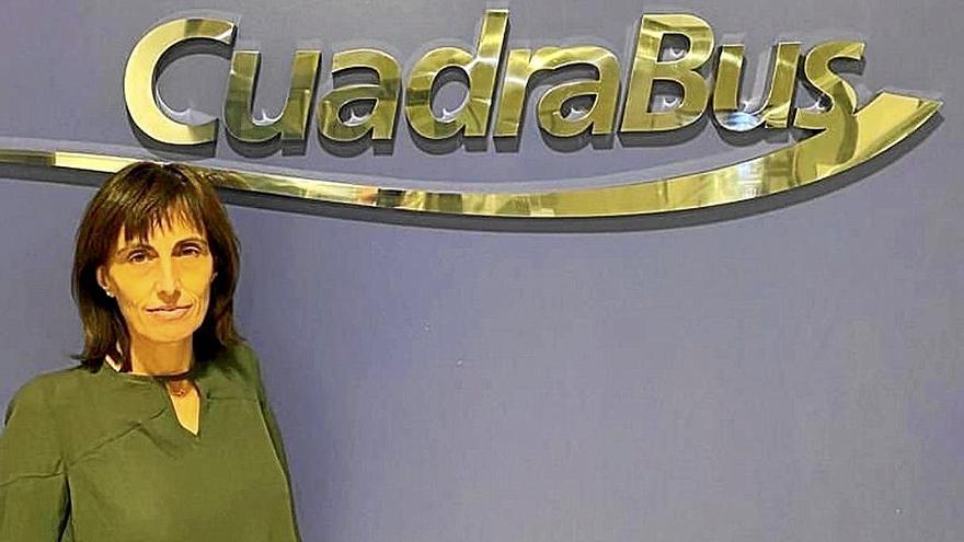 Idoia Cuadra, responsable de CuadraBus.