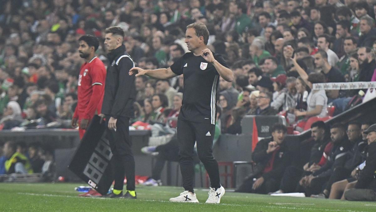 El seleccionador Jagoba Arrasate