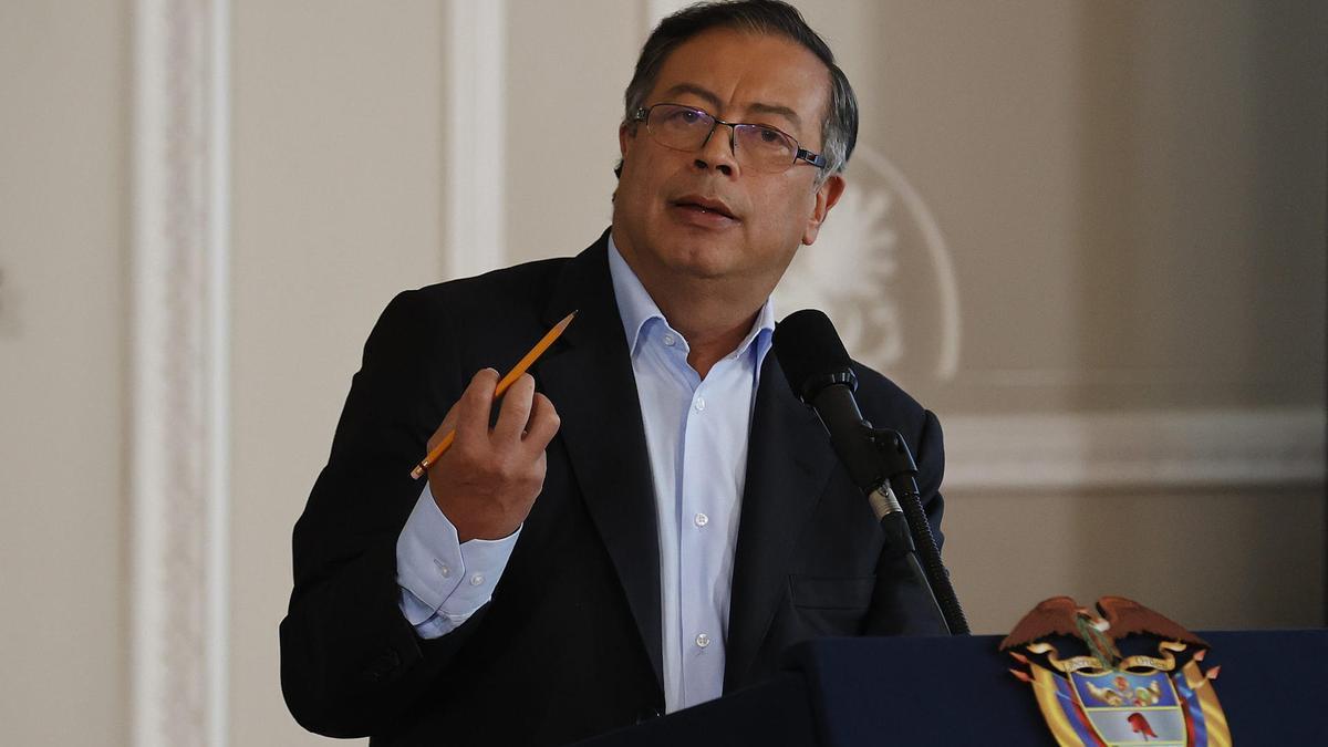 El presidente de Colombia, Gustavo Petro Urrego