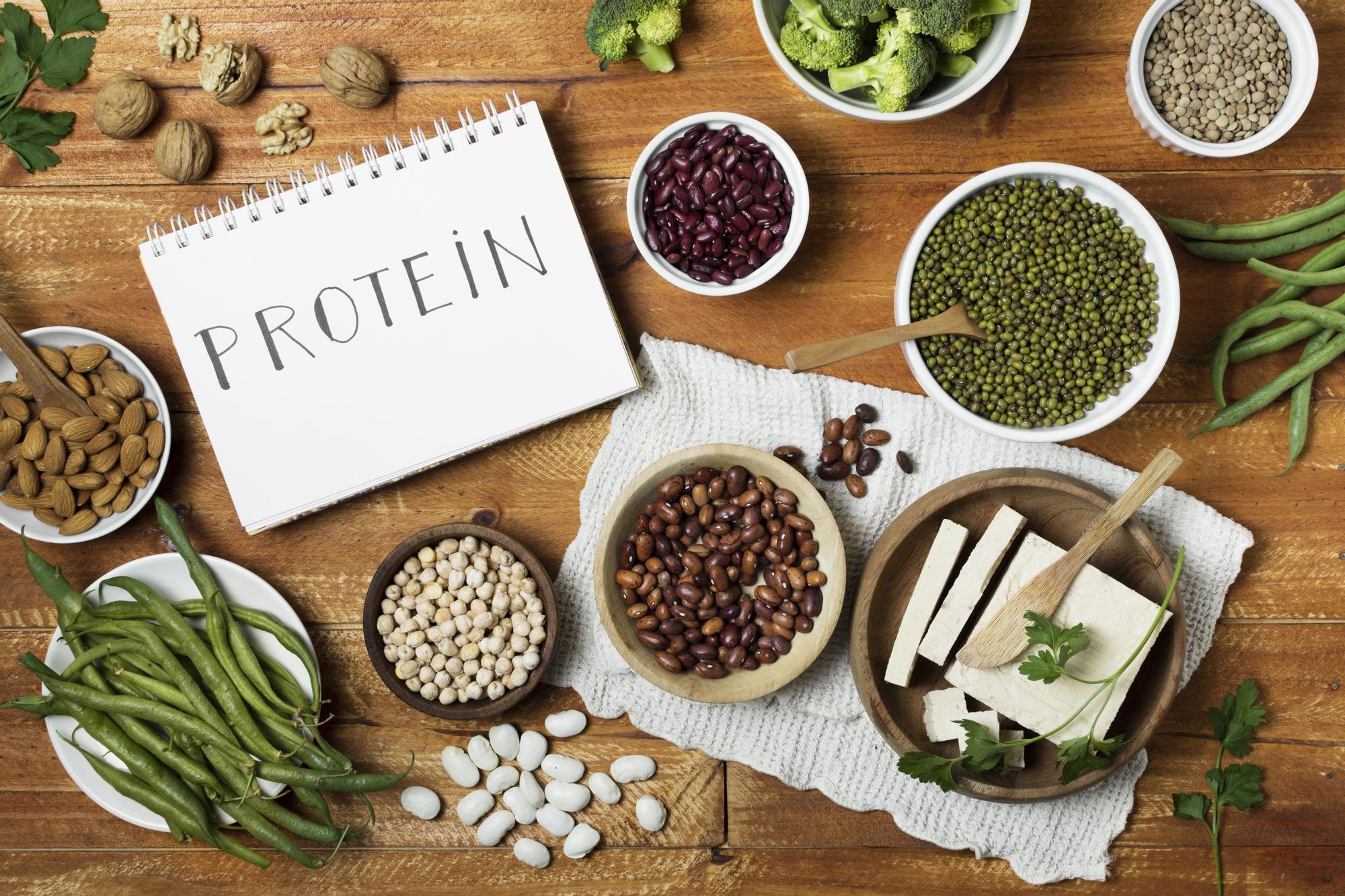 Proteínas vegetales.