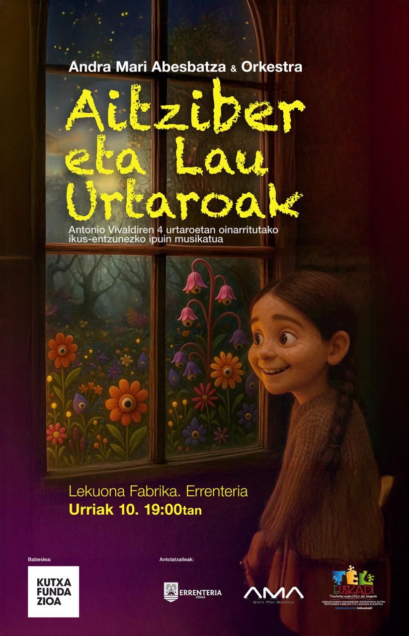 Cartel de Aitziber eta lau urtaroak