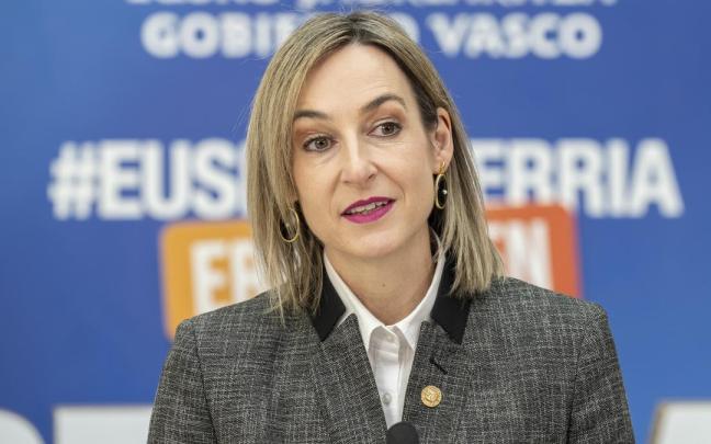La portavoz del Gobierno Vasco, Maria Ubarretxena.