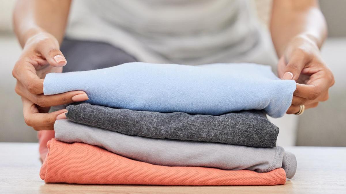 Doblar la ropa una vez esté completamente seca.