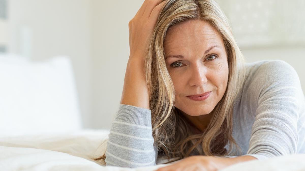 Primer plano del rostro de una mujer.