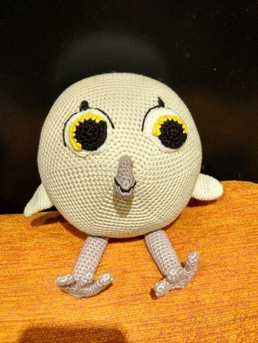 Maider Blasco ha hecho dos muñecos sin patrón, de los que se siente muy orgullosa.