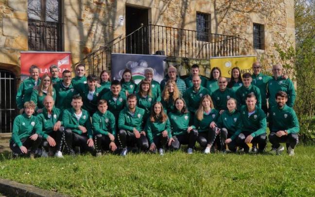 Los representantes de Euskal Selekzioa que competirán en el Campeonato del Mundo de Mendoza de la CIJB.