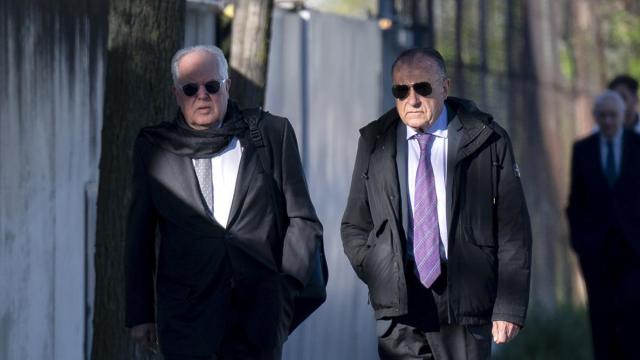 El comisario de la Policía Nacional José Luis Olivera a su llegada al primer día del juicio de la Operación Kitchen