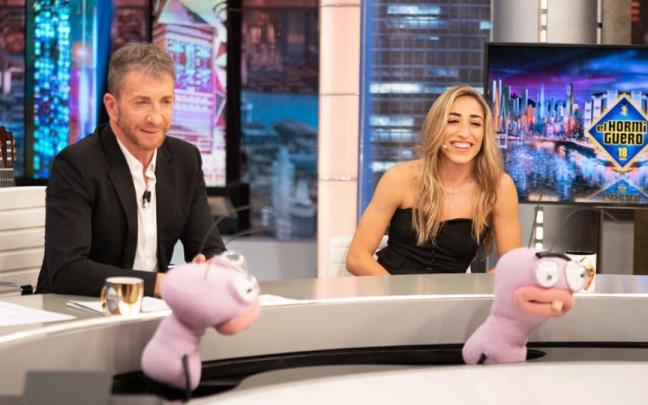 Olga Carmona, junto a Pablo Motos en ‘El Hormiguero’. Olga Carmona, junto a Pablo Motos en ‘El Hormiguero’.