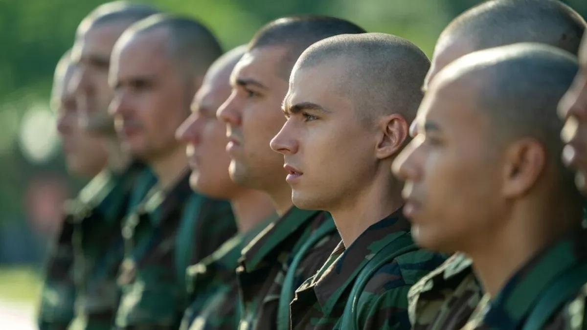 Una escena de la serie ‘Reclutas’