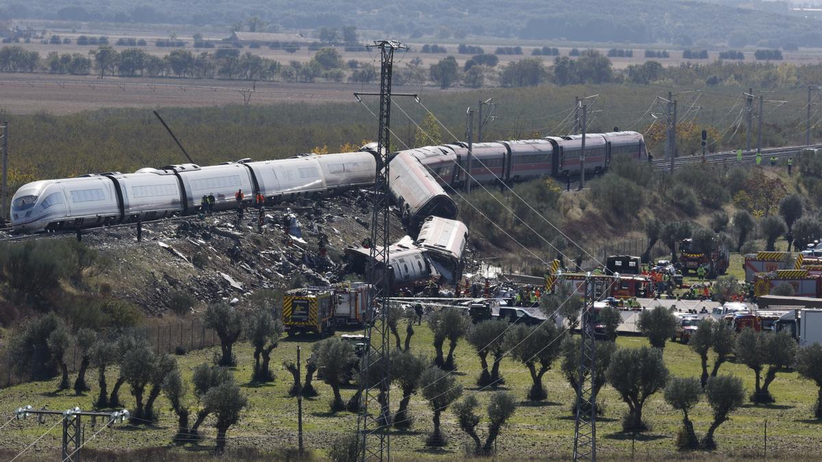 Las imágenes del accidente ferroviario en Toledo