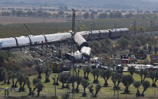 Las imágenes del accidente ferroviario en Toledo