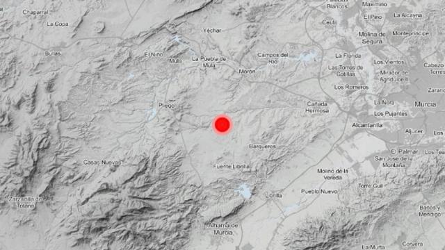 El fuerte temblor que ha despertado la preocupación en Murcia.
