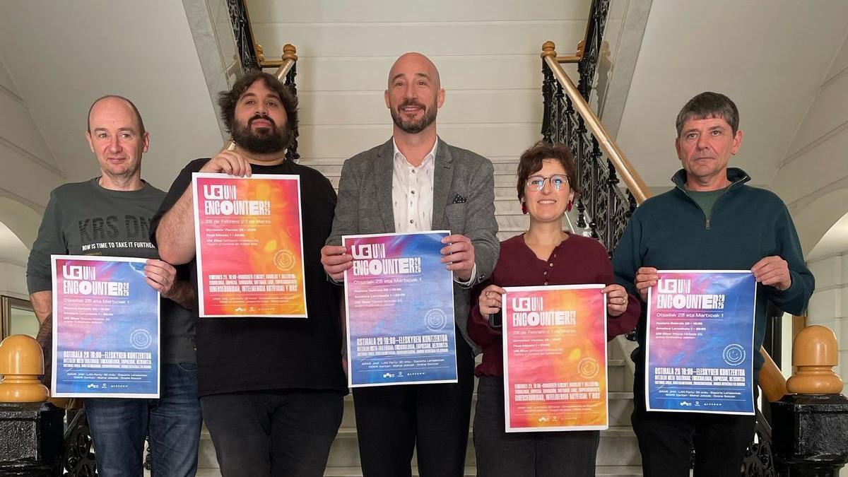 Presentación de la nueva edición de la UniEncounter que va a tener lugar en el centro Uni Eibar-Ermua entre el sábado y el domingo