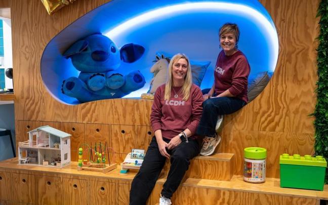 Susana del Amo reivindica el espacio Gunea para los niños y adolescentes afectados por el cáncer infantil y sus familias.