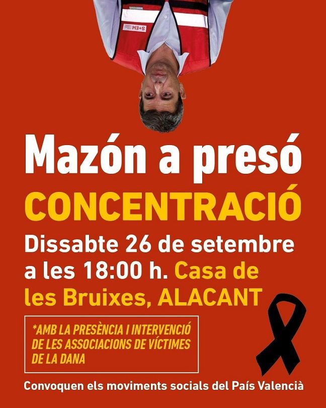 Cartel de la concentración.